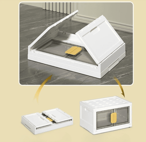 صندوق تنظيم منزلي قابل للطي